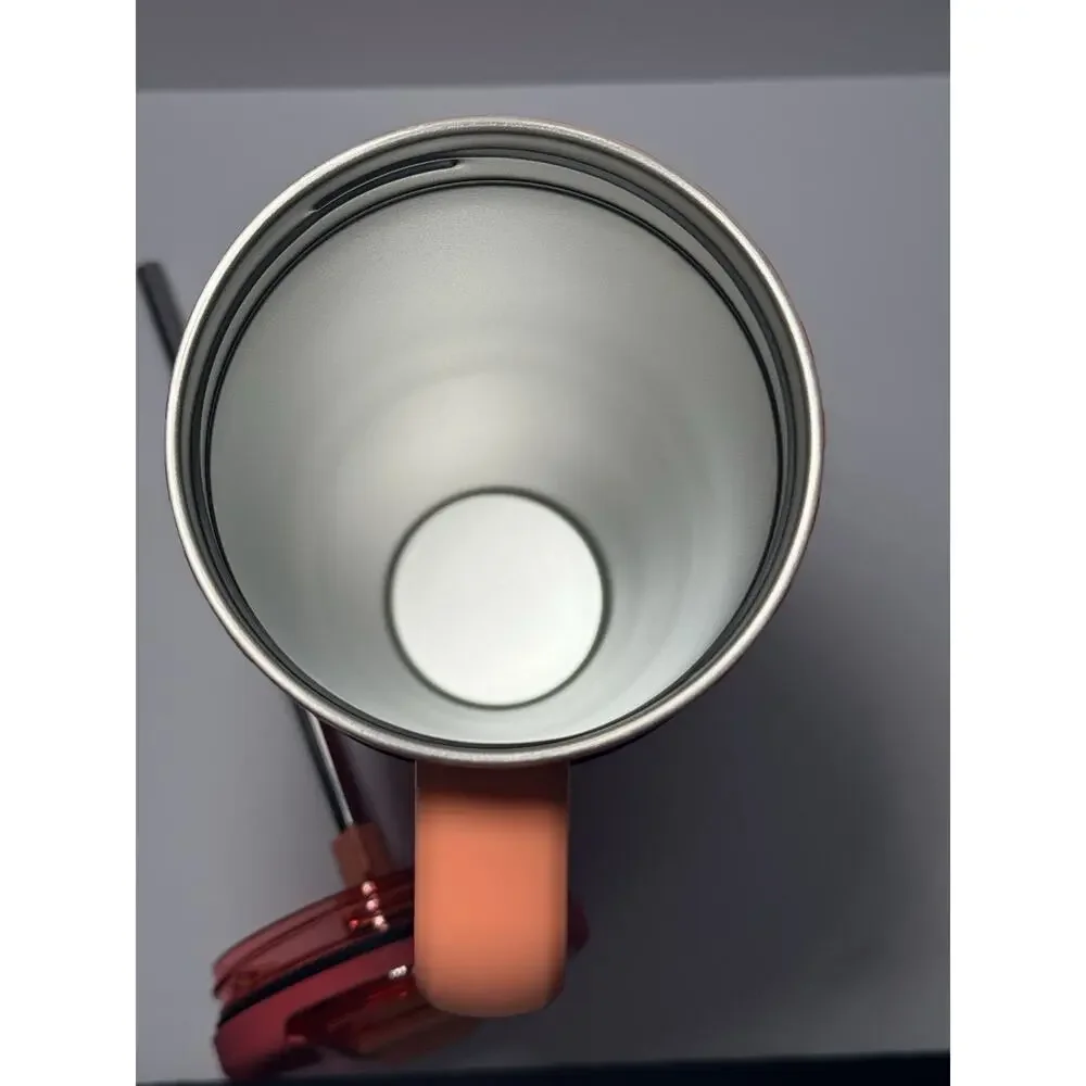 Brumate X Madi Nelson Target Exclusive PEACH GINGHAM 40oz Era Flip Tumbler NWT